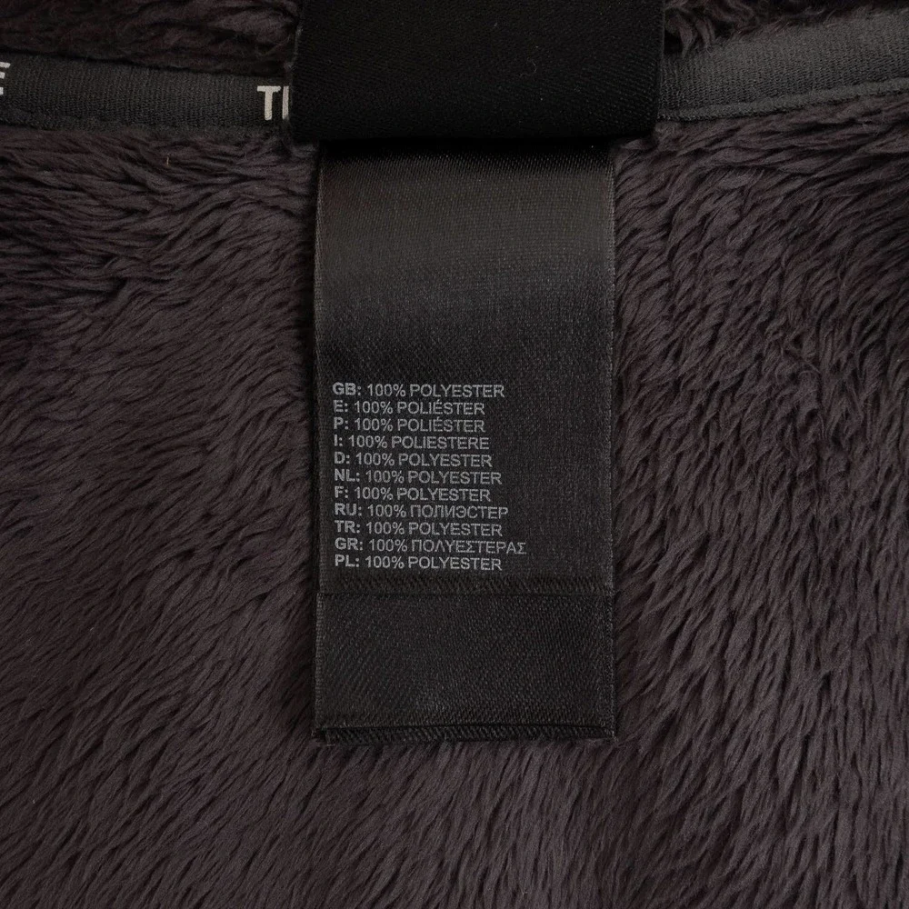 The North Face Fleece Hoodie Jacket Girl's Large Black